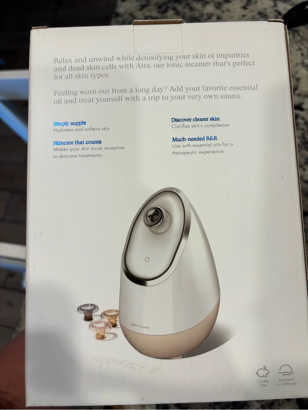 Aira Ionic Facial Steamer - NEW in Box